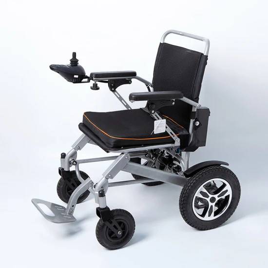 Sedia a rotelle elettrica pieghevole di potenza della sedia a rotelle leggera portatile di vendita calda di prezzo di fabbrica